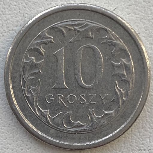 Польша 10 грошей 1999 г.