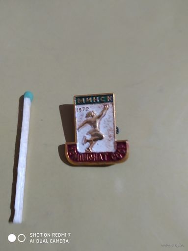 Значок, чемпионат СССР. Минск