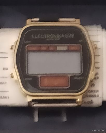 Elektronika 52B мелодия, сигнализация,  редкий, винтажный, оригинальный цифровой дизайн. Завод Интеграл  Новые .