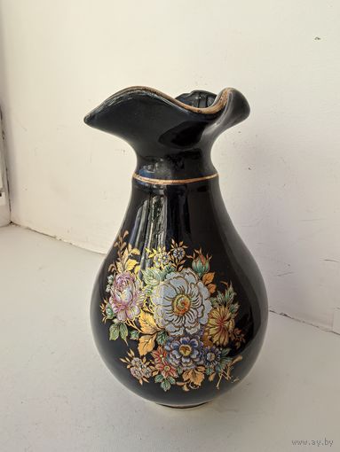 Вазочка, роспись золотом.