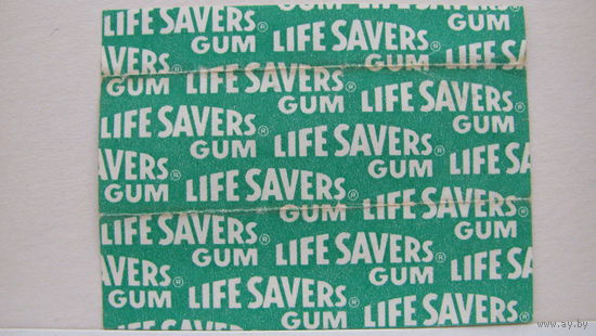 Обертка от жвачки LIFE SAVERS