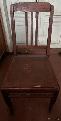 Стул деревянный 50-х годов под реставрацию, 2 шт