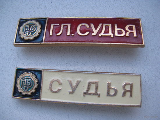 2 знака СУДЬИ РТ лотом
