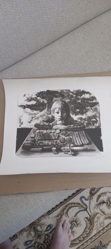 Литография Титович Б.Б