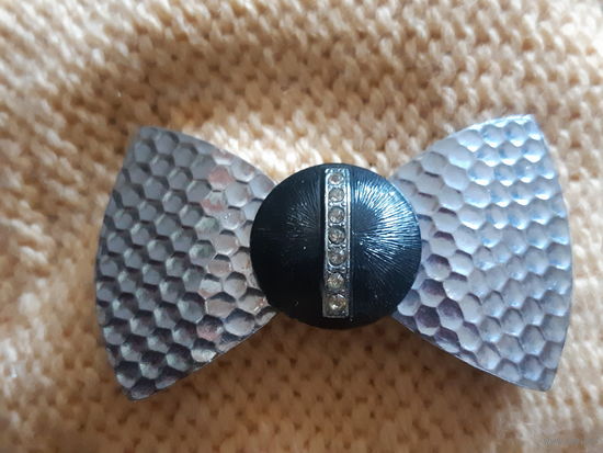 Брошь бантик Чехословакия