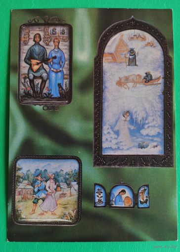 Открытка, современная финифть, Ростов великий 1984