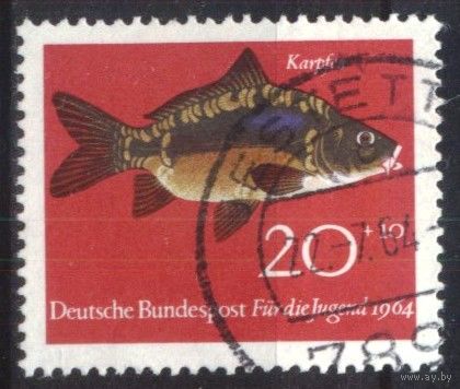 ГЕРМАНИЯ, ФРГ - 1964 [Mi. 414]  Гашеная (DE04)