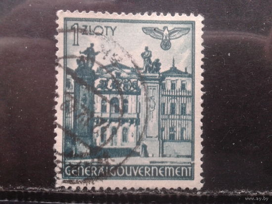 Польша, 1941. Дворец Брюля, Варшава