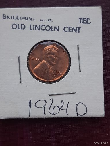 1 цент 1964D. Отличное состояние!