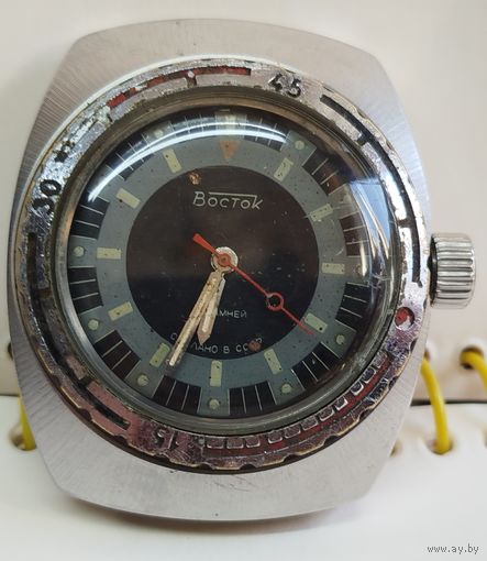 Часы "Восток-Амфибия" бочка,Корпус нерж.Сталь