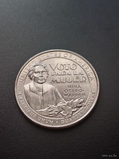 США 25 центов 2022 г. D - Нина Отеро-Уоррен