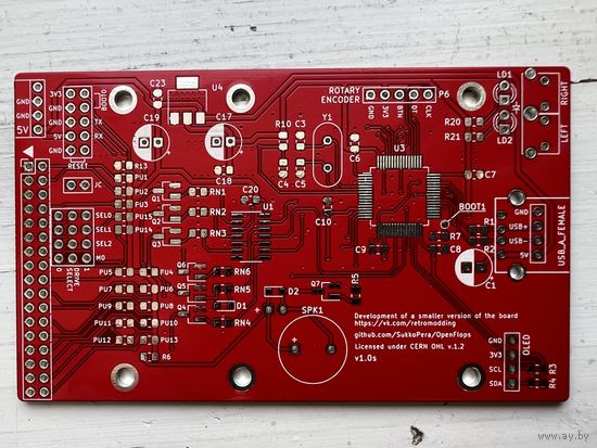 Плата эмулятора дисковода OpenFlops