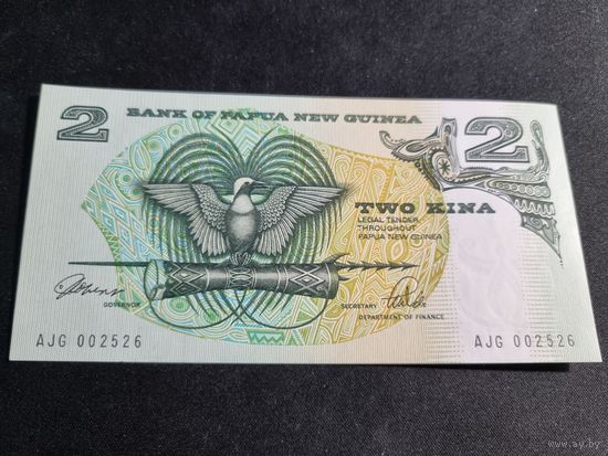 Папуа-Новая Гвинея 2 кина (ОБР) 1989-1991 Unc