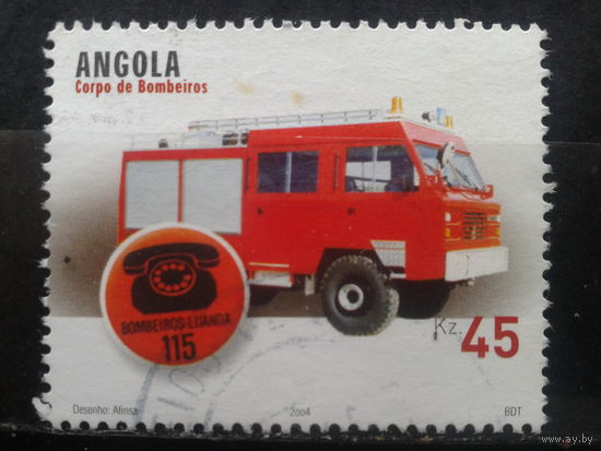 Ангола, 2004. Пожарный автомобиль