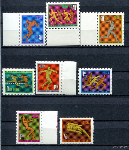 Польша - 1966г. - Спорт - полная серия, MNH [Mi 1680-1687] - 8 марок