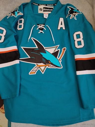 Хоккейная майка НХЛ клуба Сан-Хосе Шаркс.