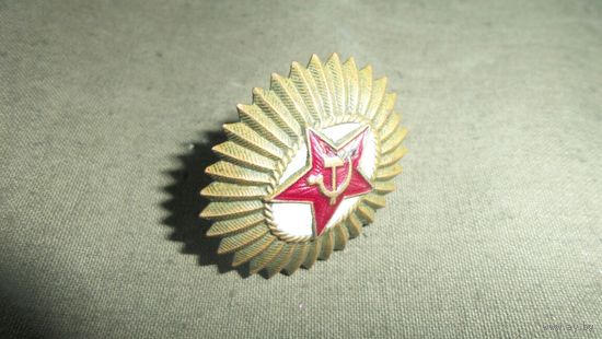 Кокарда СССР тяжелая, эмали ОБМЕН!