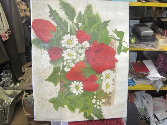 Букет, натюрморт 51*31 см.