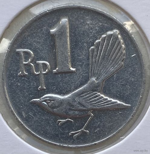 Индонезия 1 рупия 1970 г. В холдере