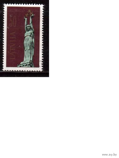 Латвия-1991 (Мих. 321) , гаш. , Стандарт