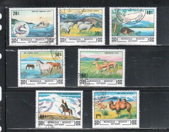 Монголия-1982 (Мих.1506-1512) гаш. , Фауна(полная серия)
