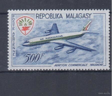 [559] Мадагаскар 1963. Авиация.Самолет. Одиночный выпуск. MNH. Кат.9 е.