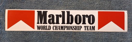 Наклейка "Marlboro world championship team".