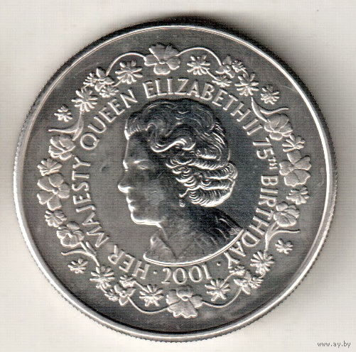 Фолклендские острова 50 пенс 2001 75 лет со дня рождения Королевы Елизаветы II