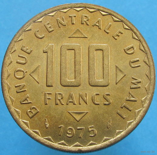 1к Мали 100 франков 1975 ТОРГ уместен  ФАО В КАПСУЛЕ (2-298) распродажа коллекции