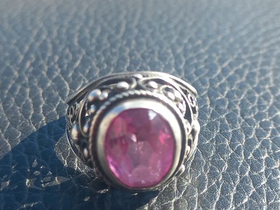 Серебряное винтажное кольцо .875