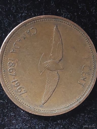 1 цент канада 1967