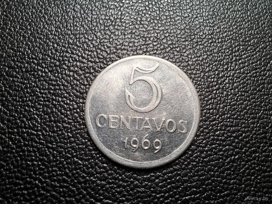 Бразилия 5 сентаво 1969