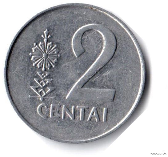 Литва. 2 цента. 1991 г.