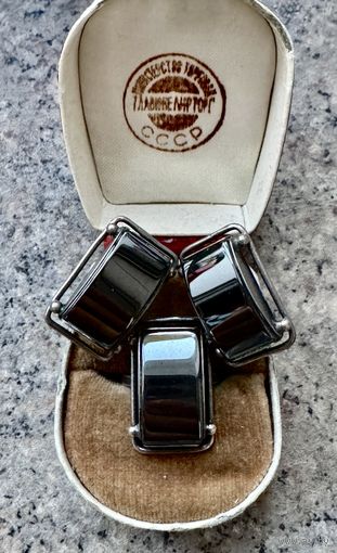 Серьги и кольцо комплект