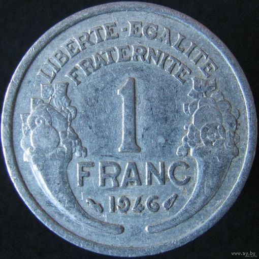 Франция 1 франк 1946
