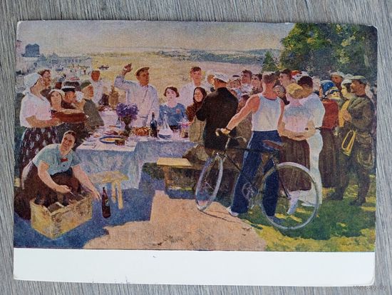 1959. соцреализм. Герасимов С. Колхозный праздник