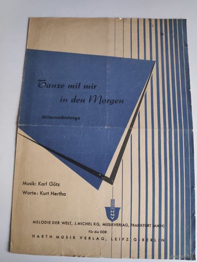 Ganze mit mir in den Worgen. Mitternachtstango.