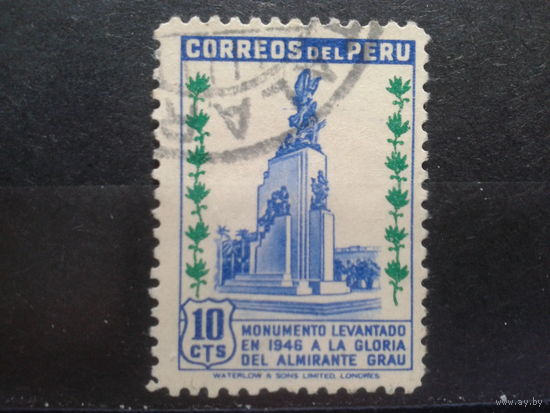 Перу, 1949. Памятник адмиралу Гроу
