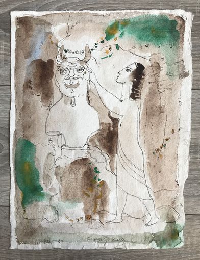 А.Мара (А.А.Марочкин). Акварель