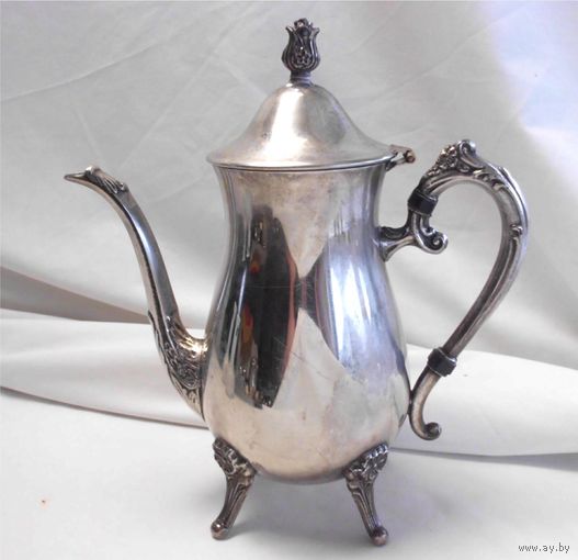Кофейник 1,1 л Чайник Серебрение Америка USA LEONARD SILVER PLATE
