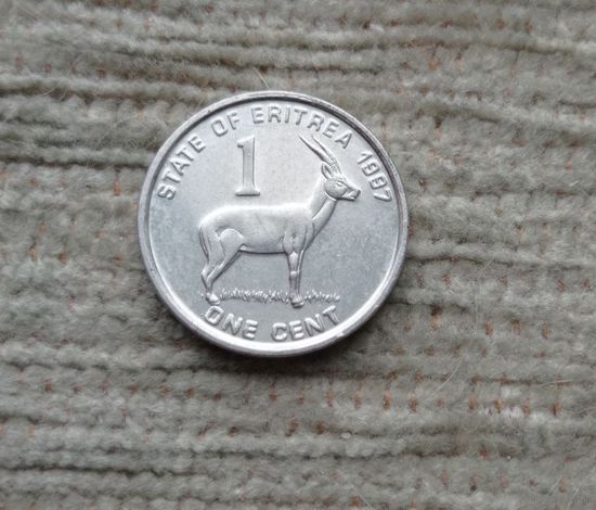 Werty71 Эритрея 1 цент 1997 1991