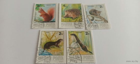 Венгрия 1986 фауна