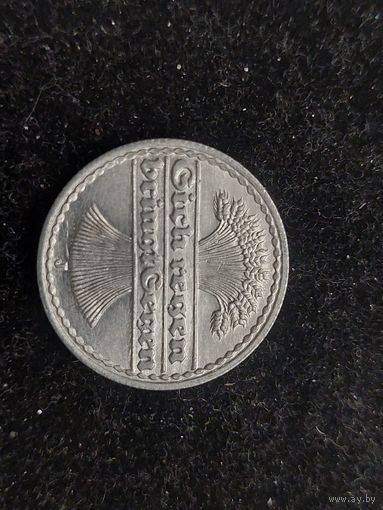 50 пфенингов германия 1920 J