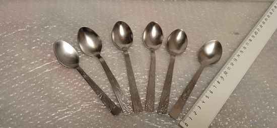 Чайные ложки, 6 штук
