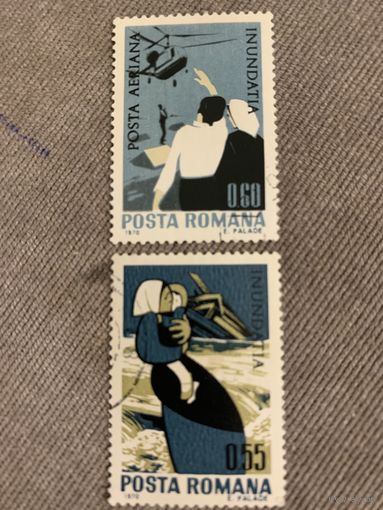 Румыния 1970. Пострадавшие при затоплении