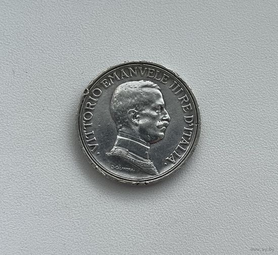 ИТАЛИЯ  2 лиры 1914 г.