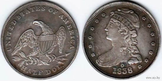 Копия США 50 центов 1838