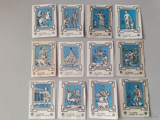 Спичечные этикетки АО Солнце.