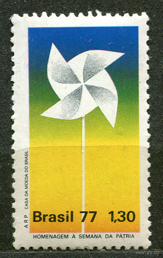 Неделя отечества. Бразилия. 1977. Полная серия 1 марка. Чистая