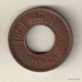 Британская Индия 1 пайс 1945